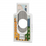 Cigar Cutter Elie Bleu Double Blade Casa Cubana Capitole Finition White