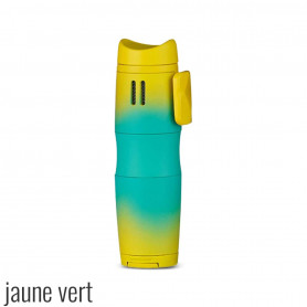 Briquet Tempête 3 Flammes Jaune Vert