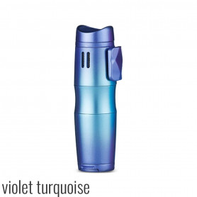 Briquet Tempête 3 Flammes Violet Turquoise