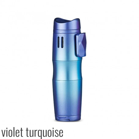 Storm Lighter 3 Flames Turquoise Violet