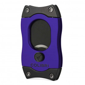 Cigar cutter Colibri S-Cut Blue Straight cut