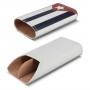 Cigar case Adorini 2-3 cigars Cuban flag Leather