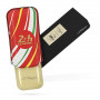 Estuche para puros Rojo Metal Oro 2 puros Colección S.T. Dupont Le Mans