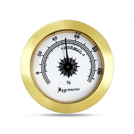 Golden Round Hygrometer