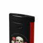 Accendino S.T. Dupont Slim 7, design Memento Mori e finitura nera