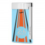 Briquet S.T. Dupont Slim 7, Collection Le Mans Design Bleu et Finition Chromé