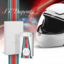 Encendedor S.T. Dupont Slim 7, Colección Le Mans Design Acabado Blanco y Cromo