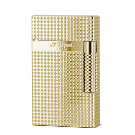 Briquet Le Grand Pointe de Diamant Doré Luxueux Série S.T. Dupont Ligne 2