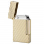 Briquet S.T. Dupont Initial Diagonal Design Doré