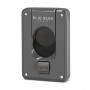 Cigar cutter Elie Bleu Double Blade Black Finish Grey Lacquer