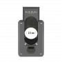 Cigar cutter Elie Bleu Double Blade Black Finish Grey Lacquer