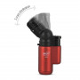 Red Opaque Swivel Storm Lighter