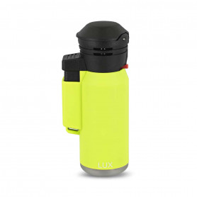 Briquet Tempête Triple Jet Jaune Lumineux