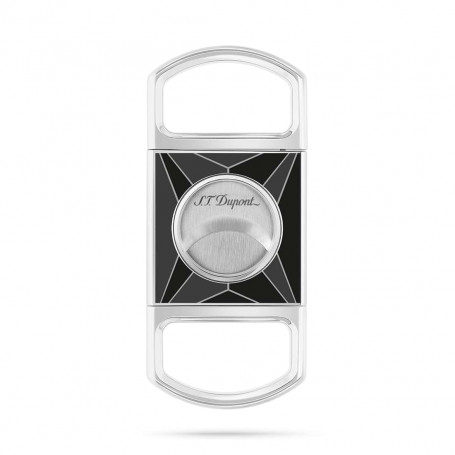 Luxury cigar cutter S.T. Dupont Fire X Black and Chrome