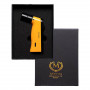 Briquet Tempête MYON Quadruple Flammes Jaune