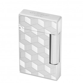 S.T. Dupont Accendino Collezione Initial Cube Argento