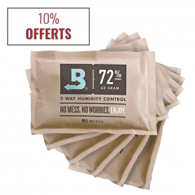 Pack 6 sachets humidification cigares 72% Boveda