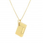 Collier pendentif briquet S.T. Dupont Doré