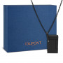 Collier pendentif briquet S.T. Dupont Noir Mat