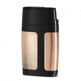 Tempête Element Double Flame Lighter Copper and Black Finish