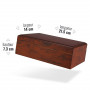 Elegant cigar cabinet Bordeaux wood