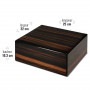 Elie Bleu Macassar ebony 50-cigar humidor