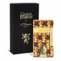 S.T. Dupont Isqueiro Slimmy Doré - Edição Lannister de Game of Thrones