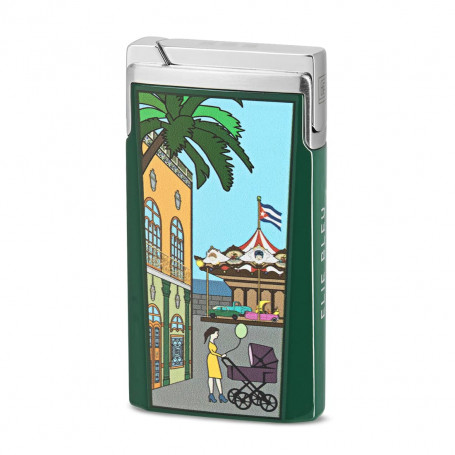 Lighter Elie Bleu J15 Carrousel Green - Limited Edition