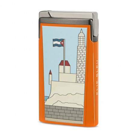 Lighter Elie Bleu J15 Gun Casa Cubana Orange - Limited Edition