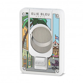 Cigar cutter Elie Bleu Double Blade Carrousel White - Limited Edition