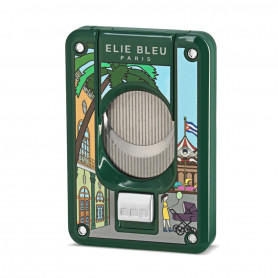 Cigar cutter Elie Bleu Double Blade Carrousel Green - Limited Edition