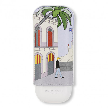 Etui 2 cigares Elie Bleu Casa Cubana - Style chic