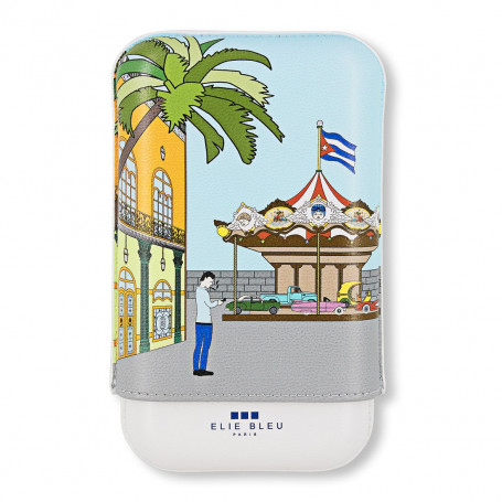 3-cigar case Elie Bleu - Carrousel