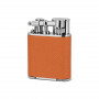 Alfred Junior luxury orange leather lighter Peter Charles Paris