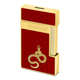 S.T. Dupont Accendino Slimmy Snake Edition rosso