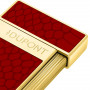 Briquet S.T. Dupont Slimmy Édition snake rouge