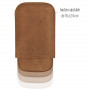 Estuche de 3 cigarros Lucea Brown