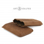 Lucea Brown astuccio per 3 sigari