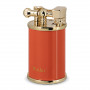 Coffret Briquet de table orange avec pierre vintage Orange