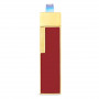 Briquet Twiggy bordeaux et doré Collection S.T. Dupont