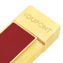 Feuerzeug Twiggy bordeaux und gold Kollektion S.T. Dupont