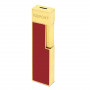 Collezione di accendini Twiggy bordeaux e oro S.T. Dupont