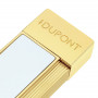 Briquet Twiggy blanc et doré Collection S.T. Dupont