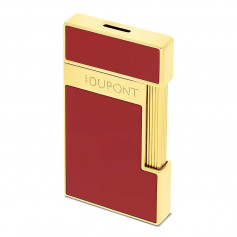 Slimmy bordeaux et doré - Briquet S.T. Dupont