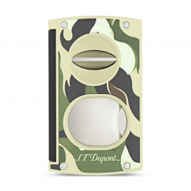 S.T. Dupont Camo Vert - Cortador de charutos de lâmina dupla