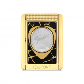 Cigar cutter S.T. Dupont X Stand Fender Black and Gold