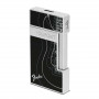 Briquet S.T. Dupont Slimmy Fender Noir et Chrome