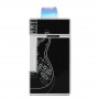 Briquet S.T. Dupont Slimmy Fender Noir et Chrome