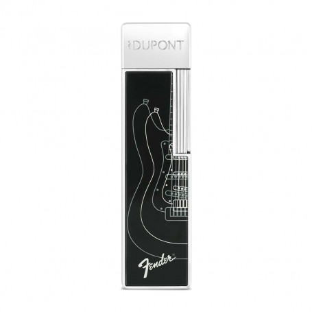 Accendino S.T. Dupont Twiggy Fender Nero e Cromo