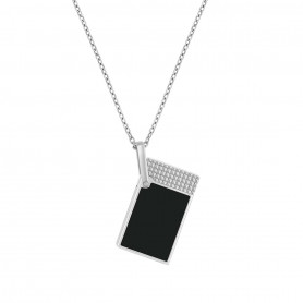 Lighter necklace S.T. Dupont Chrome and Black